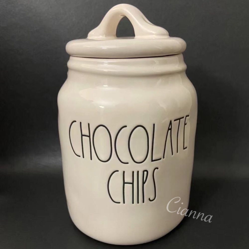 Rae Dunn Baby Chocolate Chips Canister